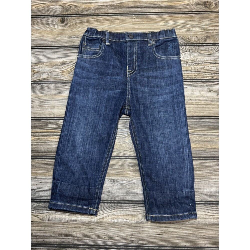 Boys Burberry Cuff Print Jeans 18 Months - Picture 3 of 12